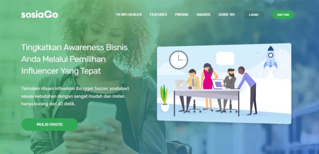 SOSIAGO - Influencer Marketing Buzzer Network Promotion