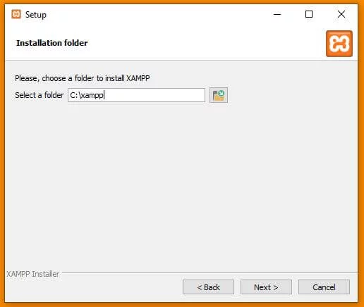 cara install xampp di windows 3